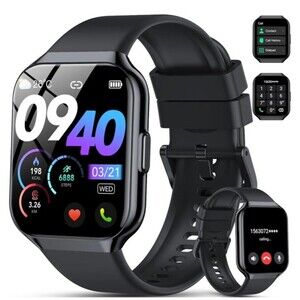 Smart Watch for Men Women (Answer/Make Call), 1.96" HD Smartwatch Fitness...